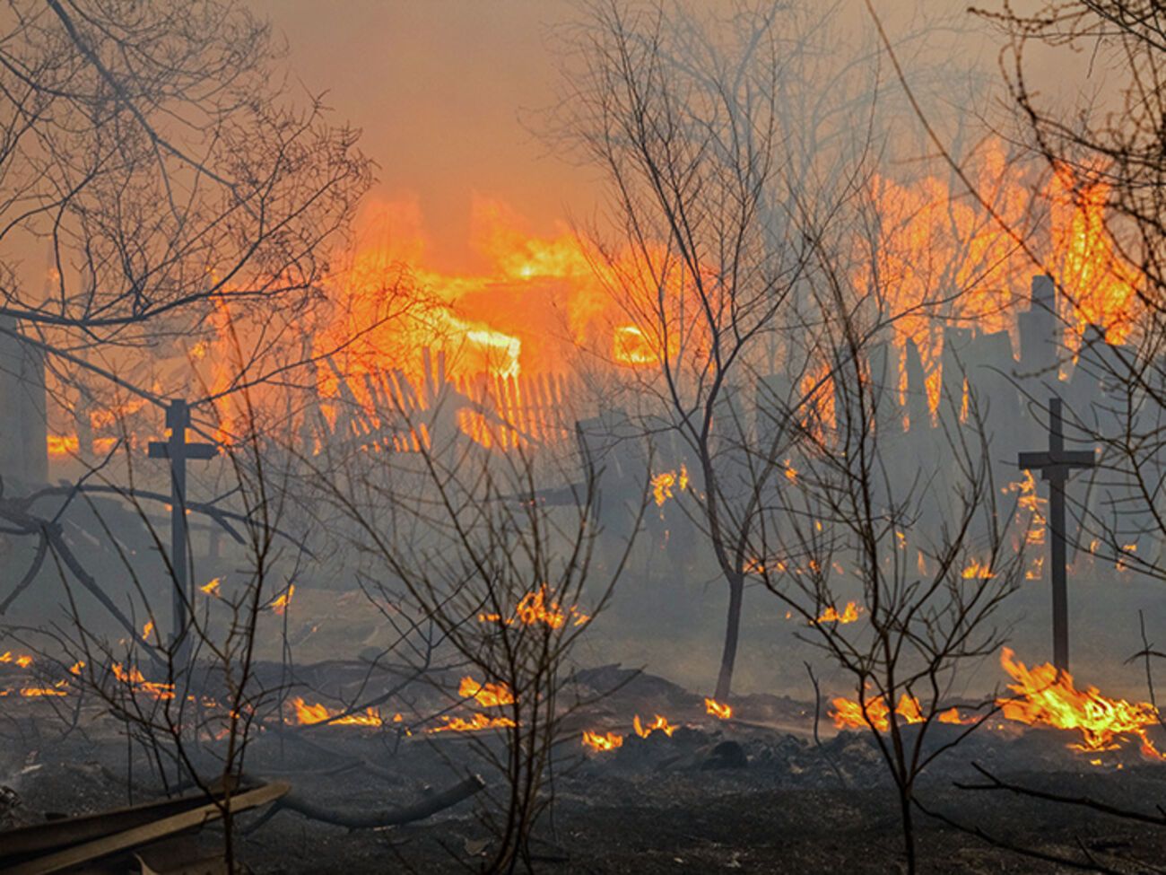 14 апреля в Забайкальском крае Российской Федерации из-за лесных пожаров была&nbsp;объявлена&nbsp;чрезвычайная ситуация