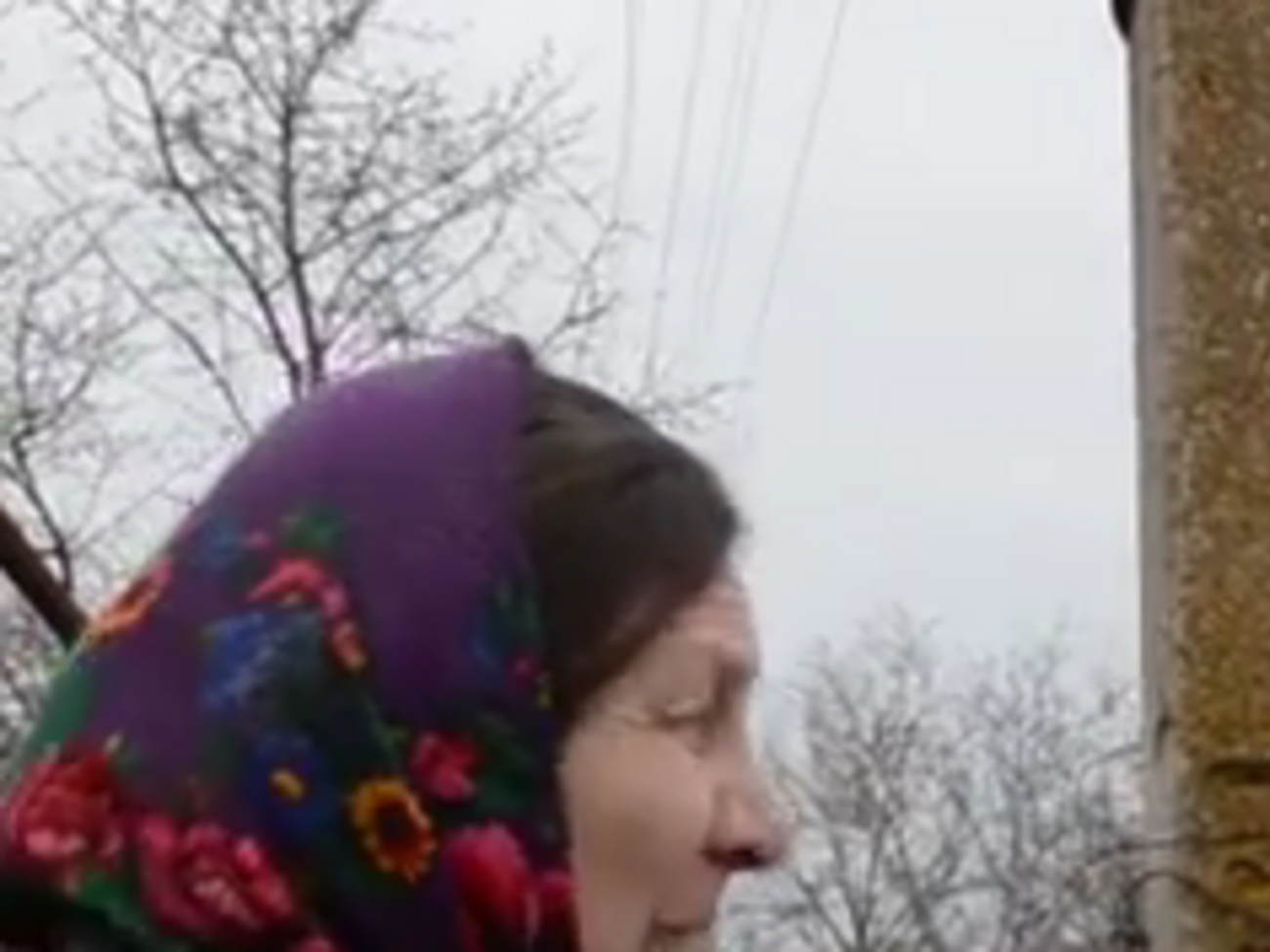 Бабушка – полицаю "ДНР" в Широкино: У вас там блокпост, а 260 лет назад мои прародители купили эту землю