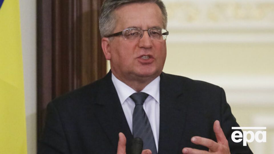 Коморовский подчеркнул, что эти слова требуют реакции государства, и она уже есть