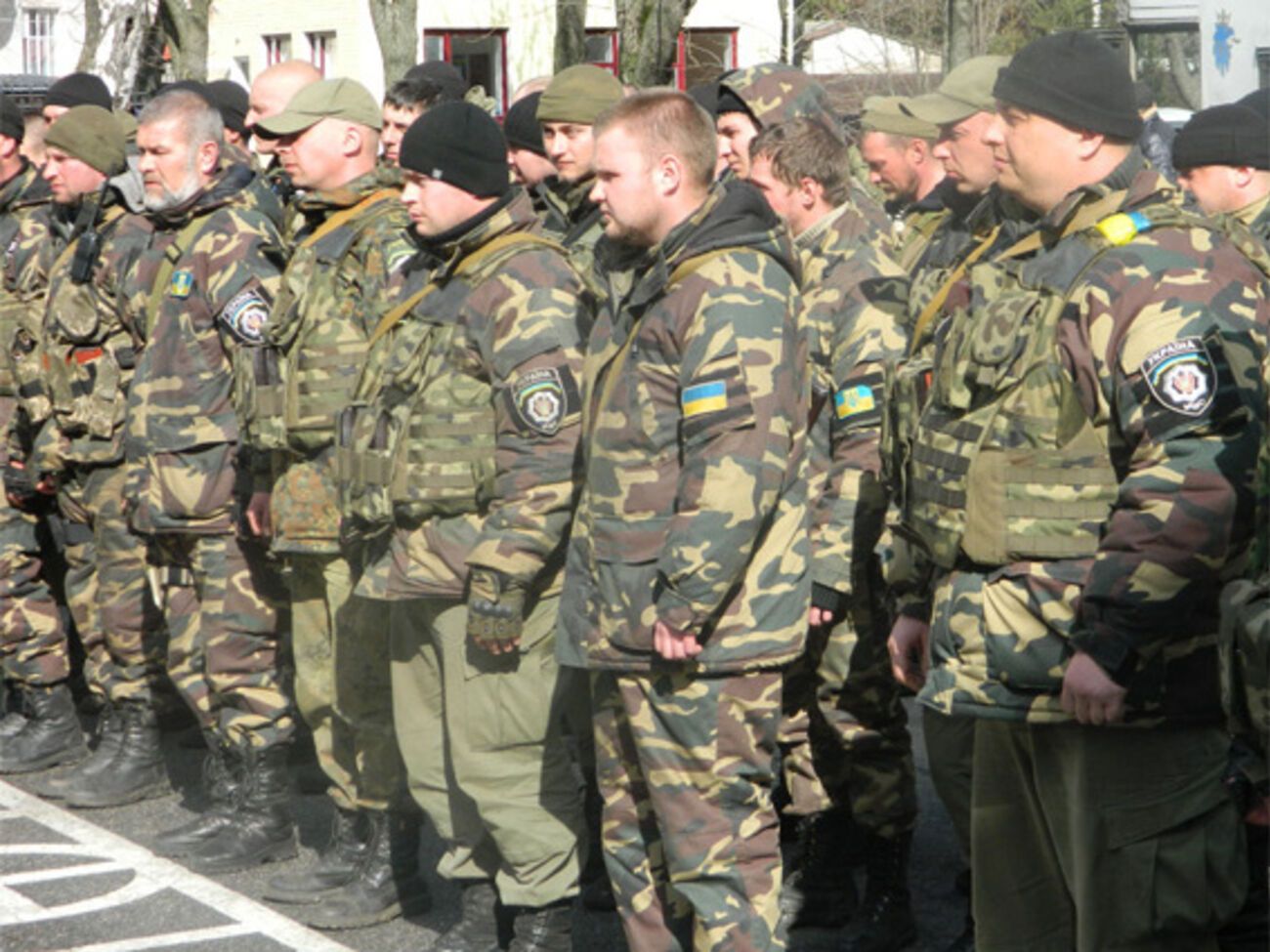 Служащие батальона "Кировоград"после месяца в зоне АТО приехали в отпуск