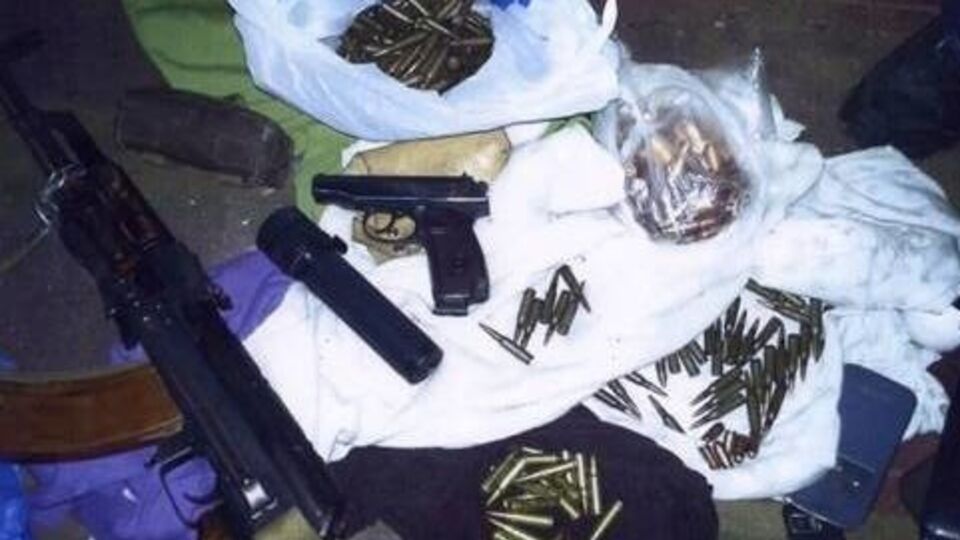 Содержимое тайника боевиков