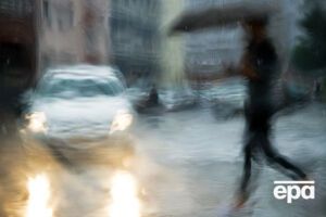 По всей территории Украины пасмурно и дождливо