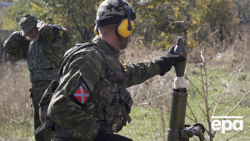 Боевики обстреливали позиции ВСУ из минометов