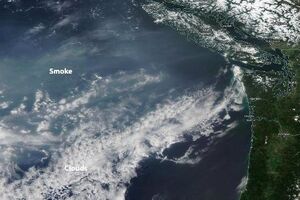 На западном побережье США небо окутано дымом от пожаров в России