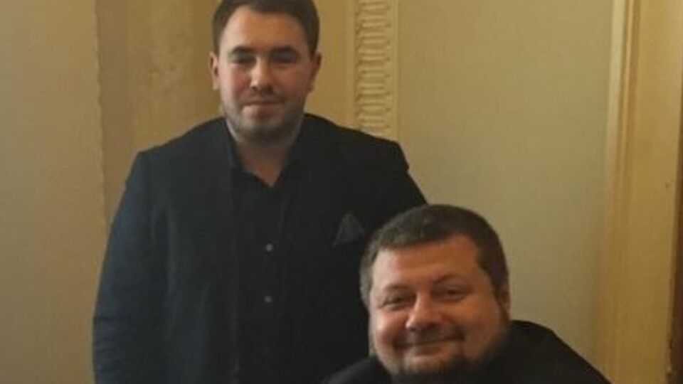 Члены фракции Радикальной партии Андрей Лозовый и Игорь Мосийчук