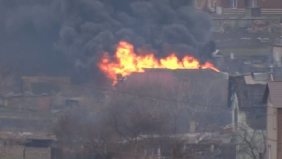 "Азов": Мины террористов падают в основном по жилым домам