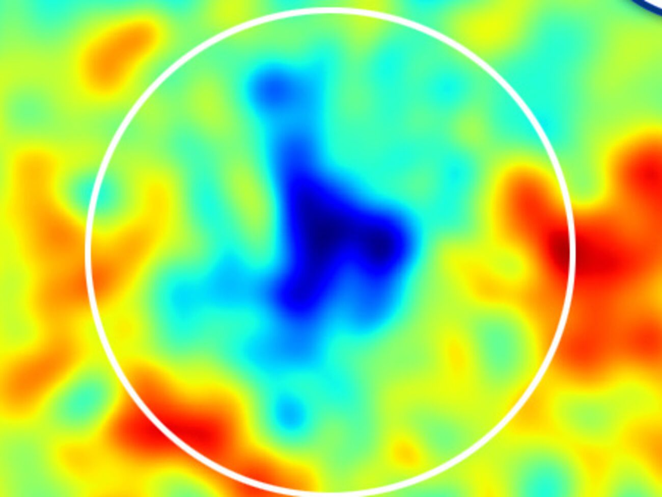 В обозначенном участке Вселенной нет звезд и галактик