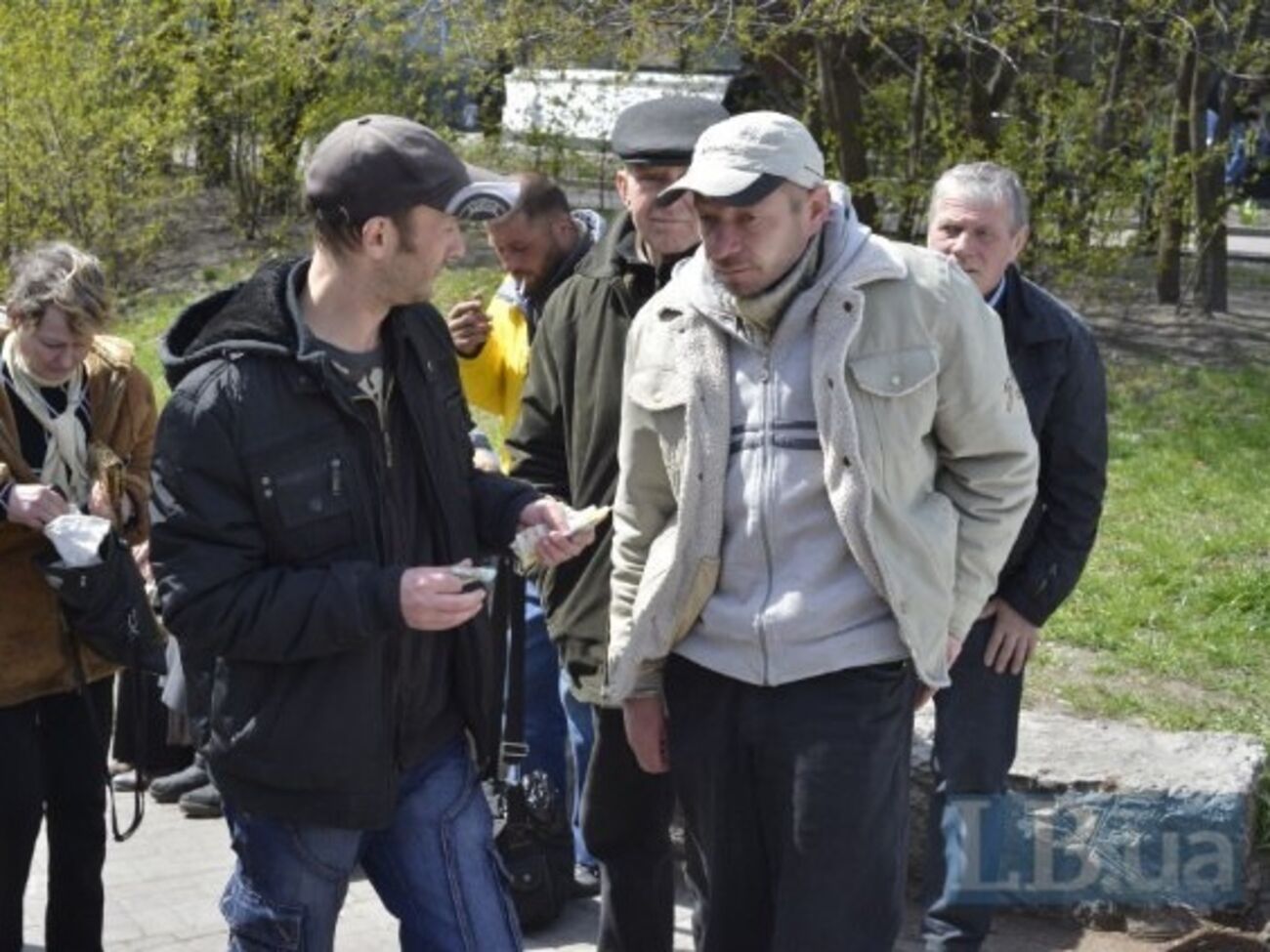 За участие в акции митингующие получили по 80 грн