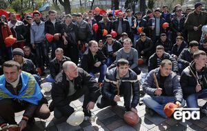 В Киеве второй день продолжаются многочисленные протесты шахтеров