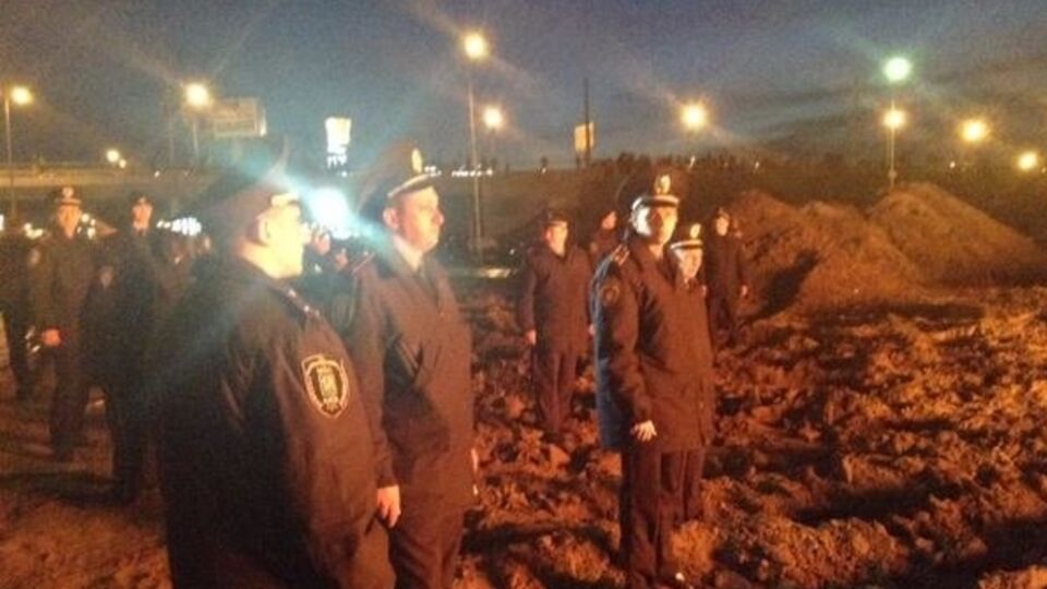 В результате конфликта на киевской стройке пострадали правоохранители