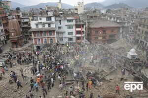 После землетрясения Непал нуждается в поставках гуманитарной помощи