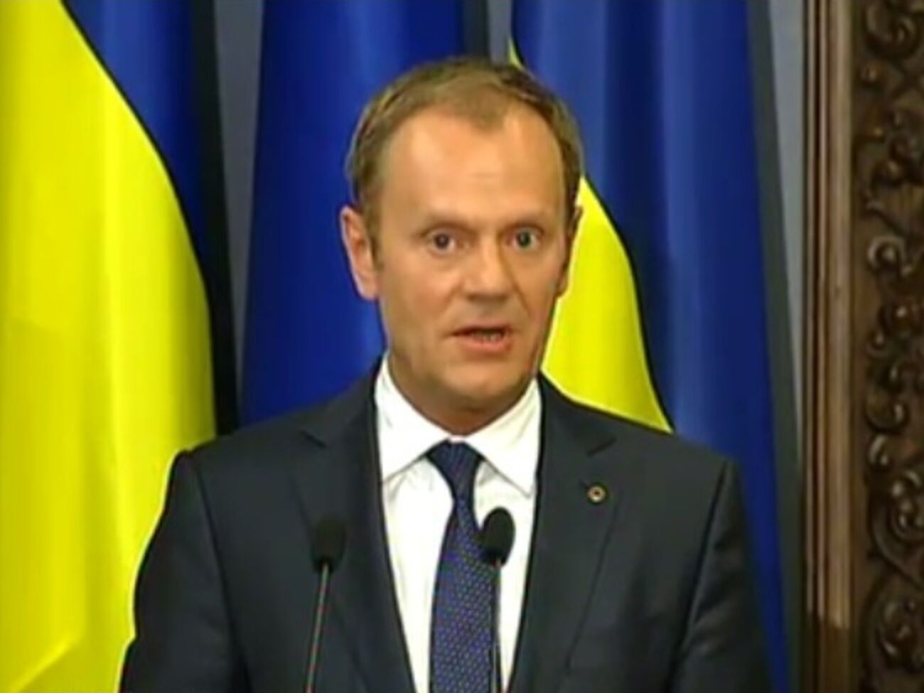 Дональд Туск: Санкции ЕС против РФ привязаны к полному выполнению Минских соглашений