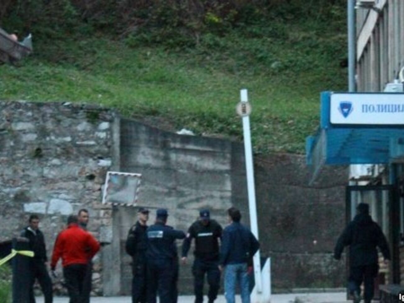 Участок, в котором расстреляли полицейских