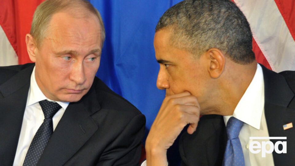 Президент РФ Владимир Путин и президент США Барак Обама