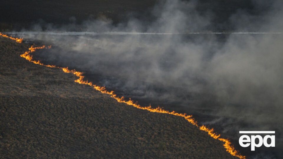 Пожар в зоне отчуждения контролируется