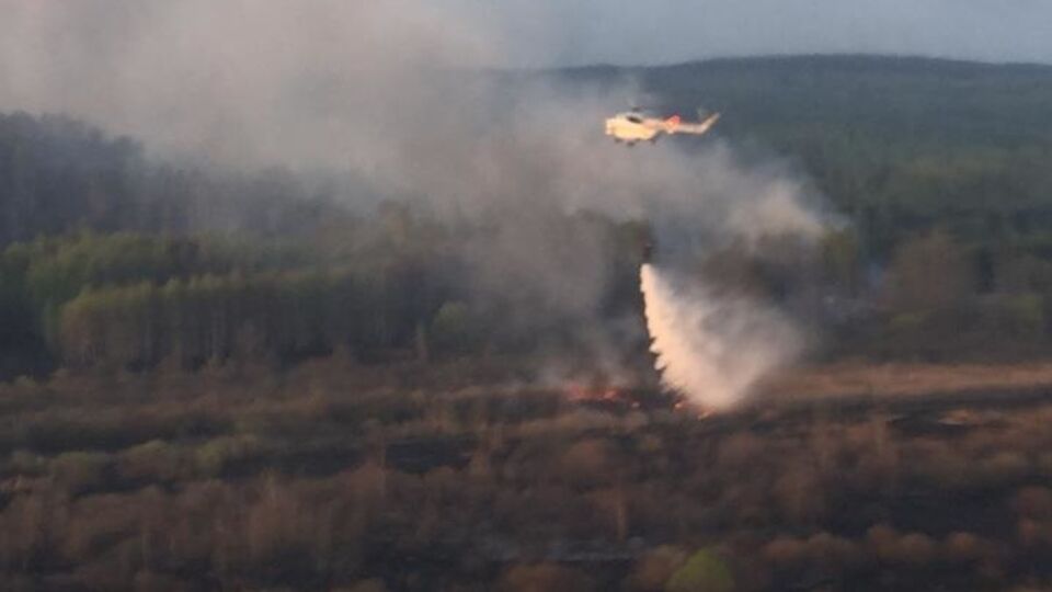 ГСЧС будет контролировать территорию пожара в зоне отчуждения и после ликвидации огня
