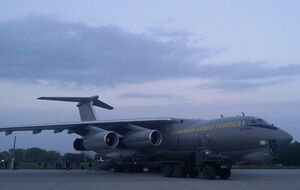 Украинский Ил-76 вылетает в Дели