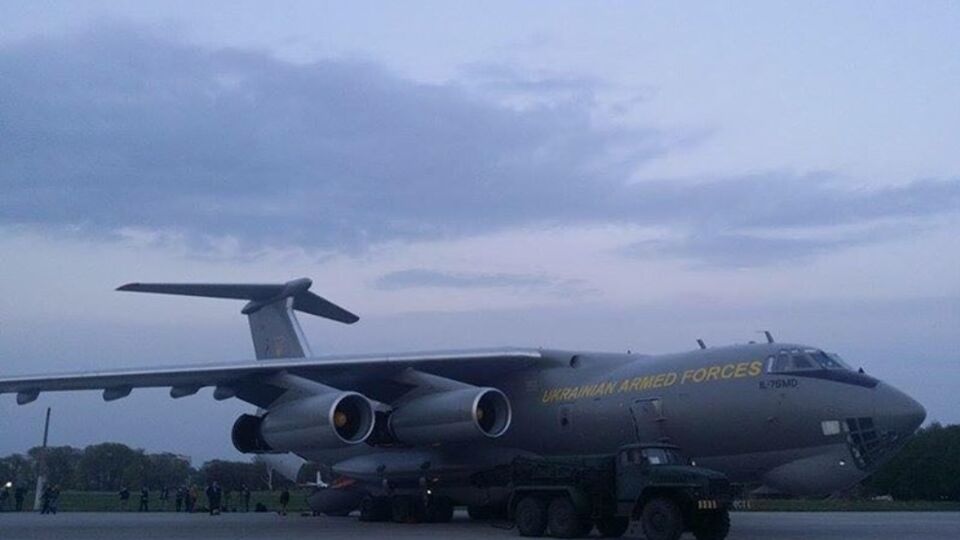 Украинский Ил-76 вылетает в Дели