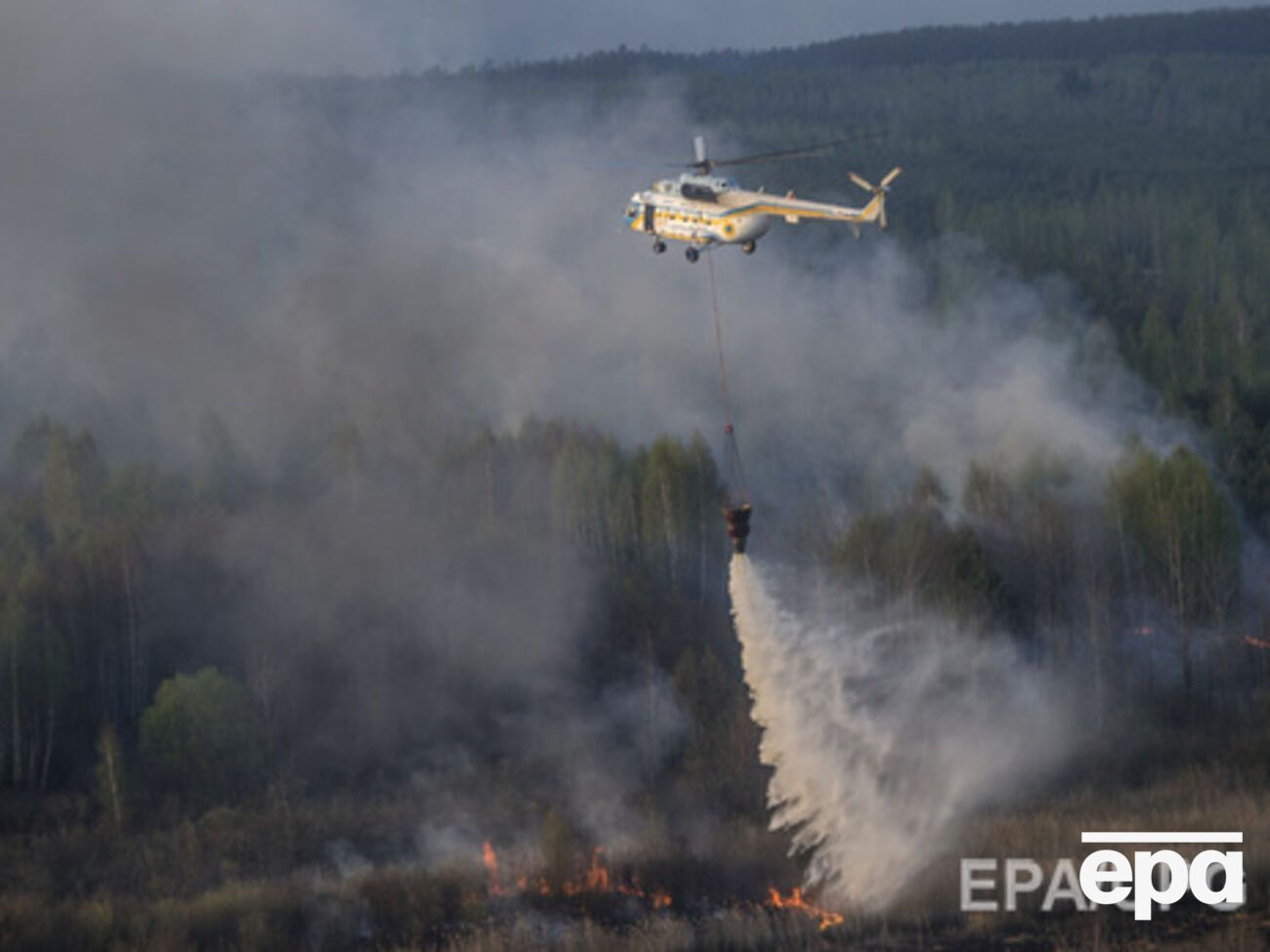 Госслужба по ЧС: Продолжается тушение отдельных очагов возгораний лесной подстилки