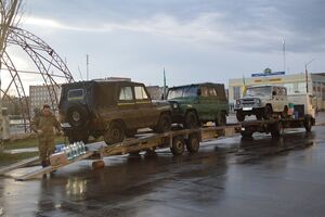 В Северодонецк доставили "УАЗы"