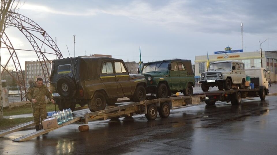 В Северодонецк доставили "УАЗы"