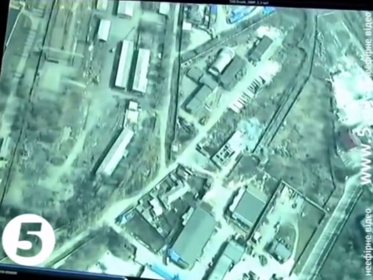 Донецк с помощью беспилотника сняла на видео украинская аэроразведка