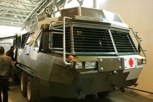 Беспилотники и бронежилет-вышиванка. В Киеве проходит выставка оружия и амуниции. Фоторепортаж