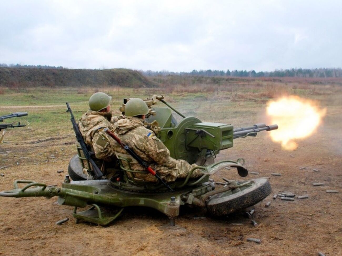 В 184 учебном центре Академии сухопутных войск мобилизованые совершенствуют свои знания на практике