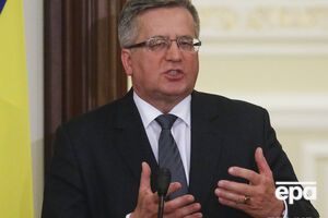 Глава Польши Бронислав Коморовский в Киеве