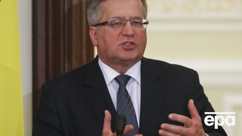 Глава Польши Бронислав Коморовский в Киеве