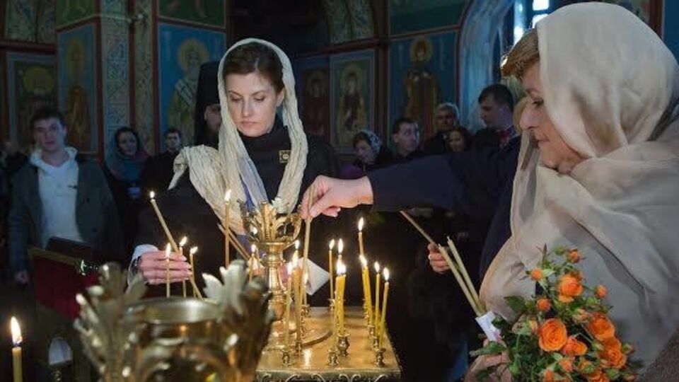 Встреча первых леди проходила в Михайловском соборе
