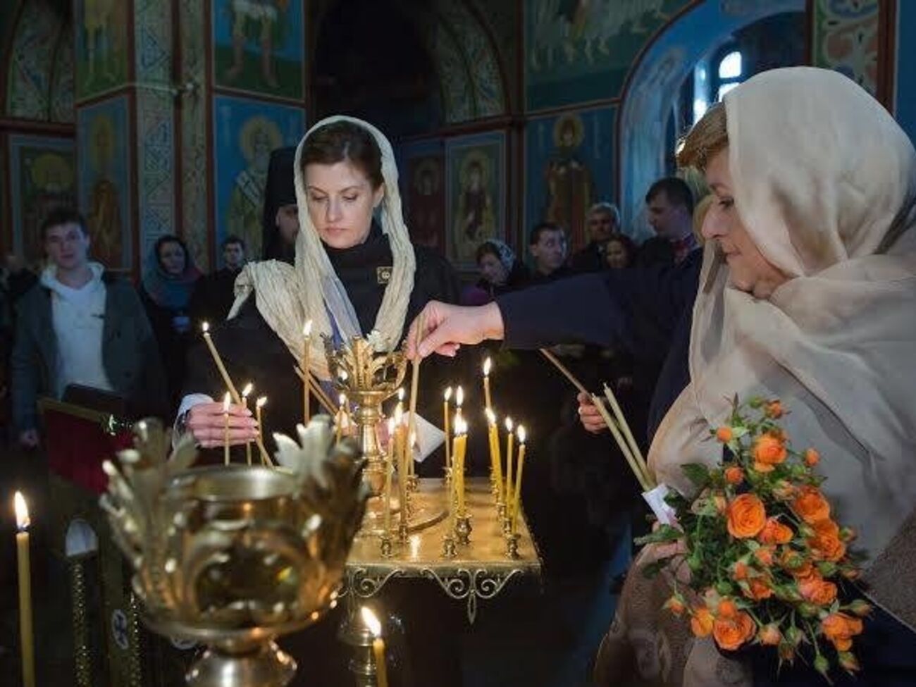 Встреча первых леди проходила в Михайловском соборе