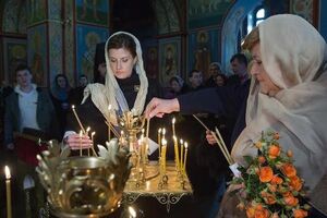 Встреча первых леди проходила в Михайловском соборе