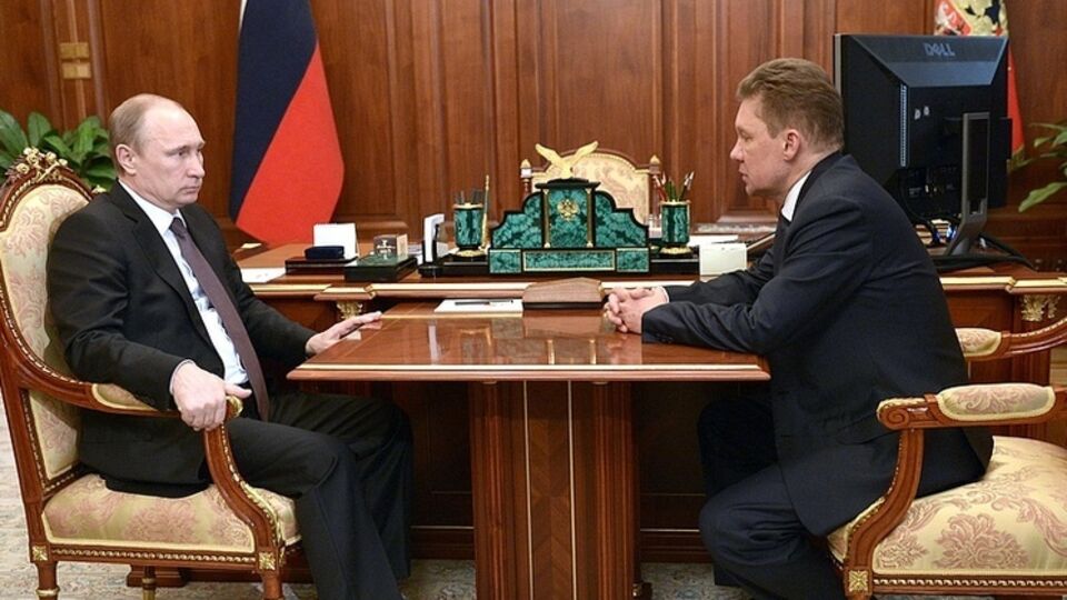 Путин и Миллер обсудили бесперебойную поставку российского газа Украине