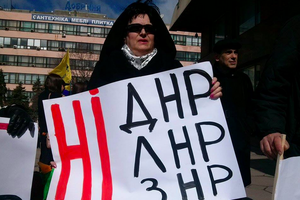 Заседание облсовета пикетировали активисты