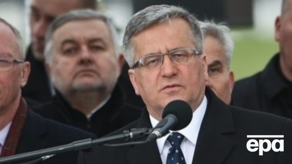 Президент Польши Бронислав Коморовский выступил в Верховной Раде