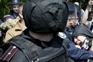 Милиция не дала устроить драку в Киеве