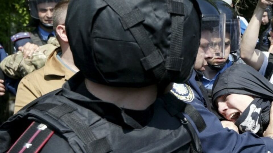 Милиция не дала устроить драку в Киеве