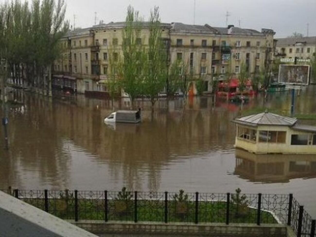 Краматорск "поплыл" после ливня