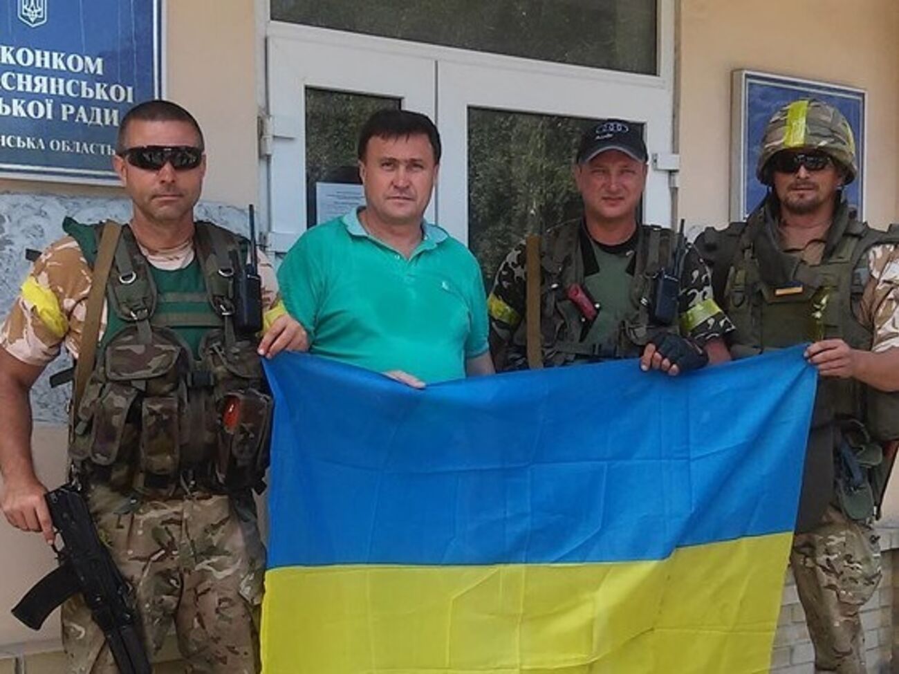 Мэр&nbsp;Попасной Юрий Онищенко заходил в город вместе с украинскими военными во время его освобождения