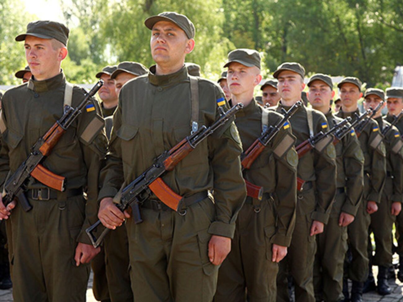 МВД:&nbsp;Это первый призыв в воинской части №3053 с момента создания Национальной гвардии Украины