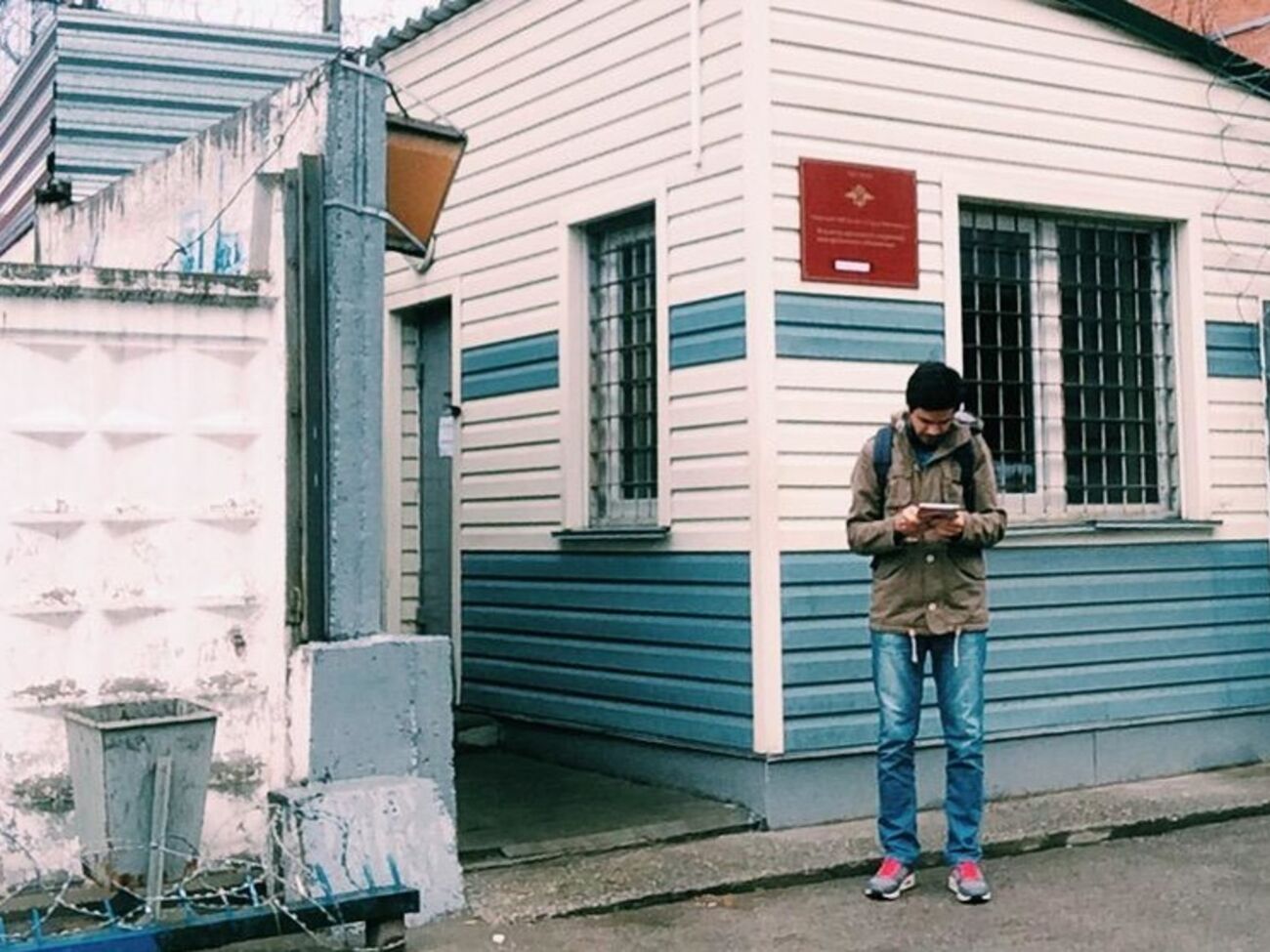 Артем Лоскутов сразу после освобождения