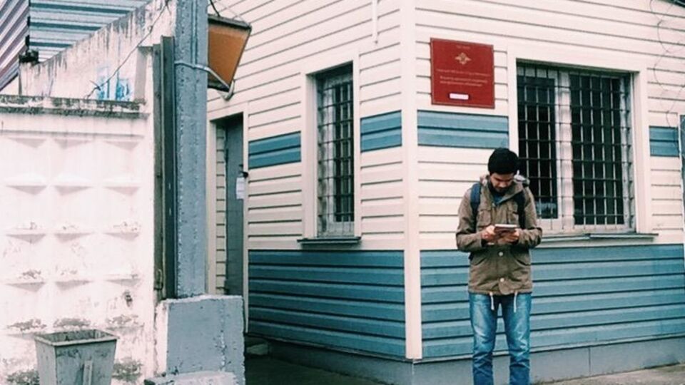 Артем Лоскутов сразу после освобождения