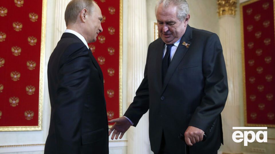 Земан уверен, что РФ не нападет на Украину