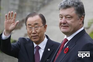 Порошенко обсудил с Пан Ги Муном ситуацию на Донбассе