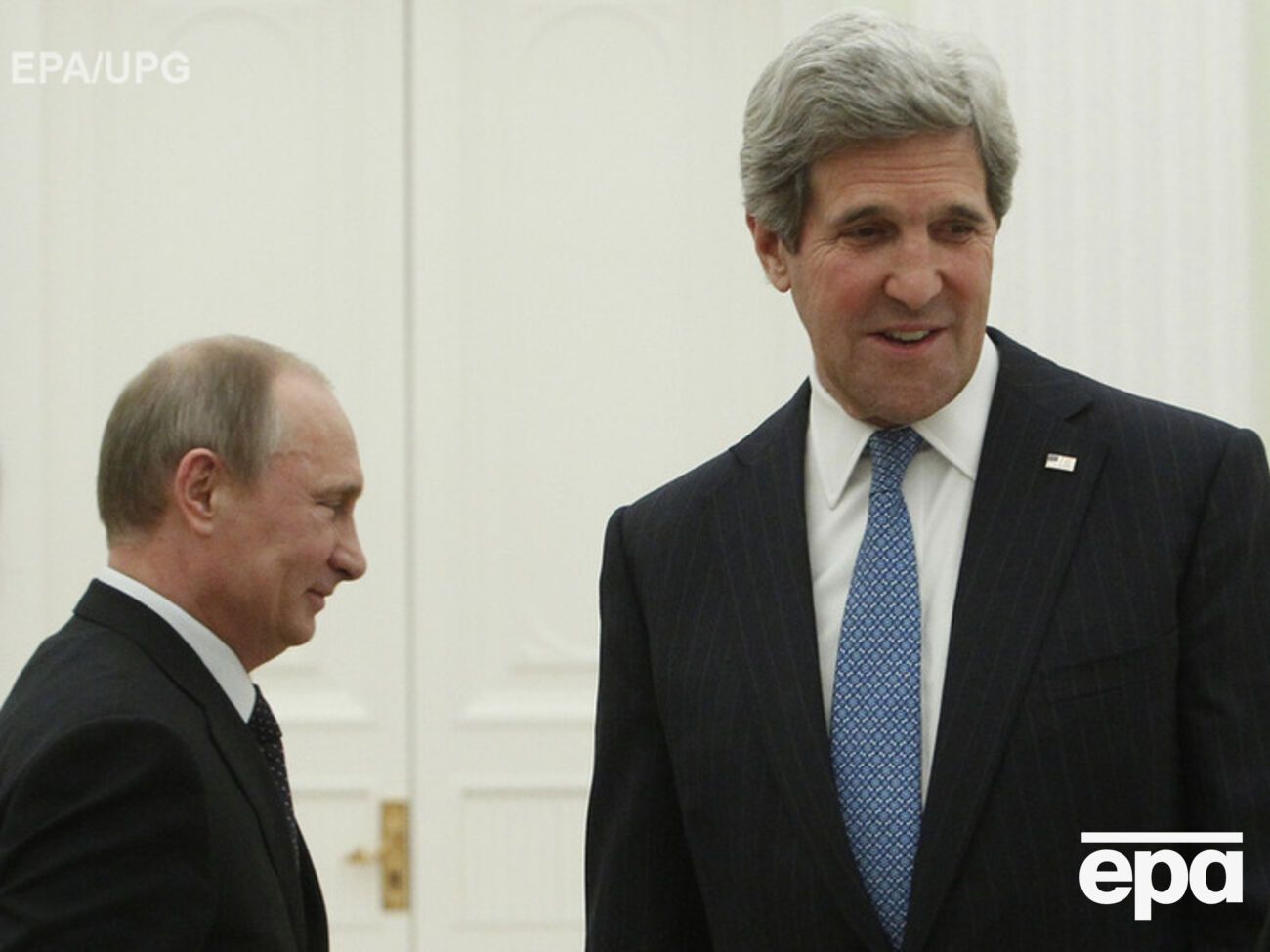 Владимир Путин и Джон Керри