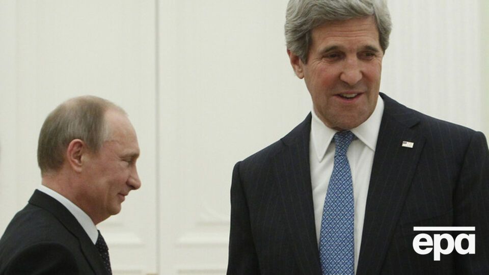 Владимир Путин и Джон Керри