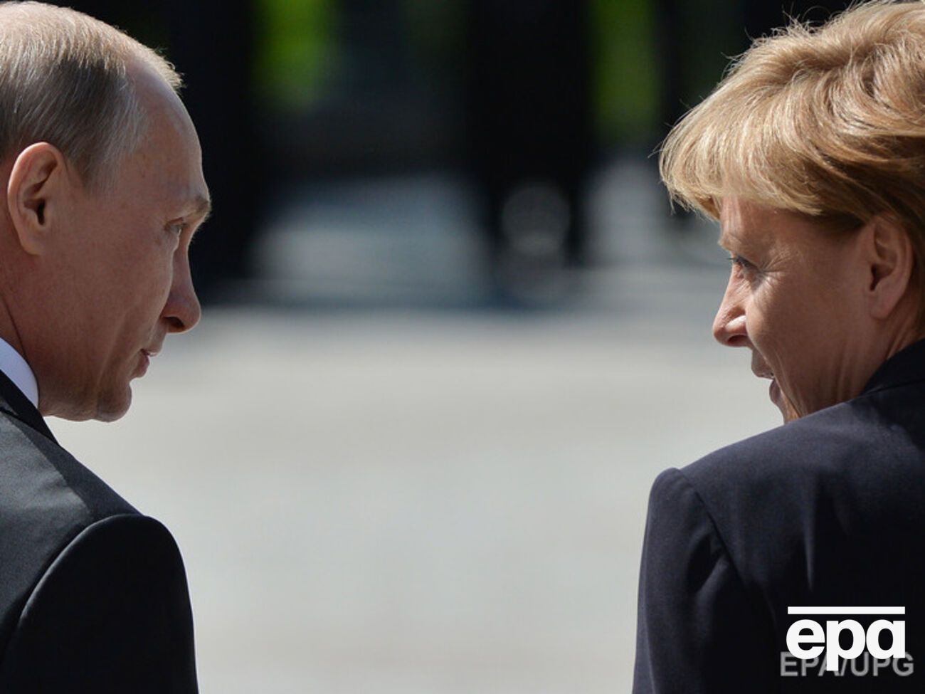 Владимир Путин и Ангела Меркель