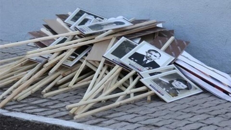 "Бессмертный полк" приравнял выбрасывание портретов ветеранов к осквернению символов воинской славы России