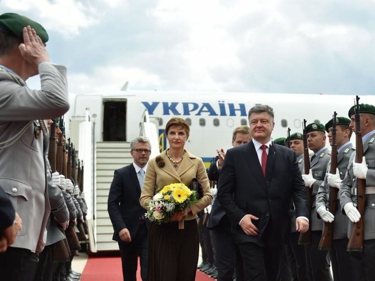 Петр Порошенко с супругой Мариной Порошенко